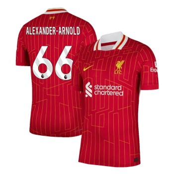 Men's ALEXANDER-ARNOLD #66 Liverpool Home Authentic Soccer Jersey 2024/25