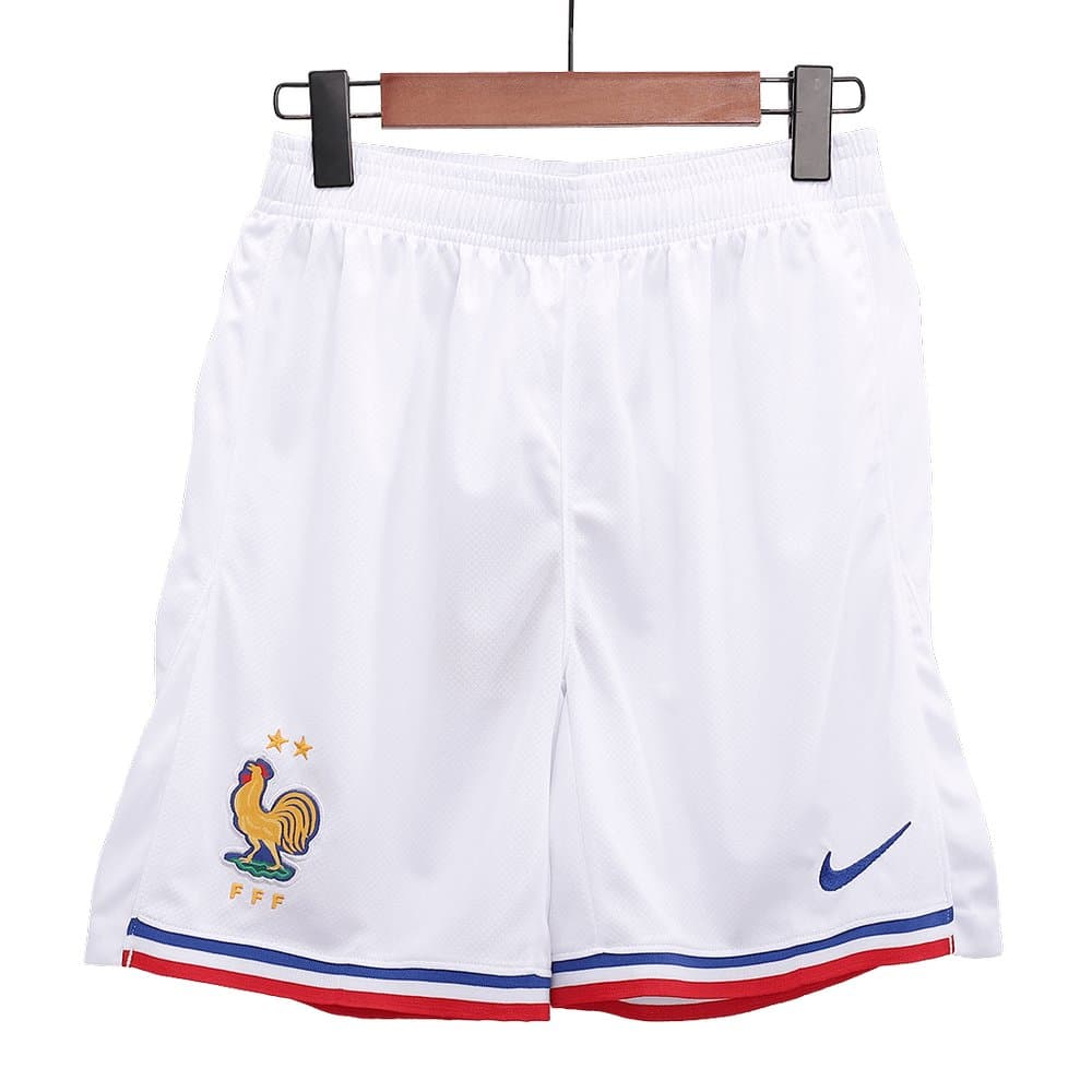 Men's France Home Soccer Shorts 2024 Men's France Home Soccer Shorts 2024