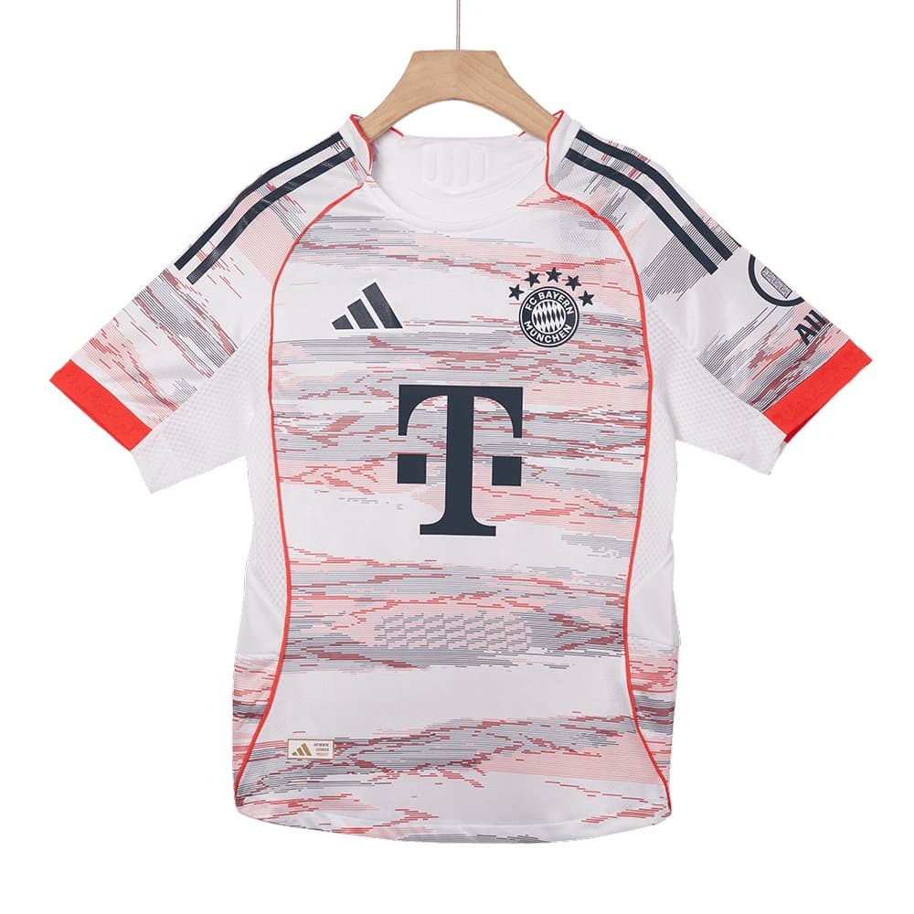 Men's OLISE #17 Bayern Munich Away Authentic Jersey 2025/26 Men's OLISE #17 Bayern Munich Away Authentic Jersey 2025/26