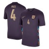 Men's RICE #4 England Away Replica Soccer Jersey 2024