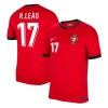 Men's R.LEÃO #17 Portugal Home Replica Soccer Jersey EURO 2024 Men's R.LEÃO #17 Portugal Home Replica Soccer Jersey EURO 2024
