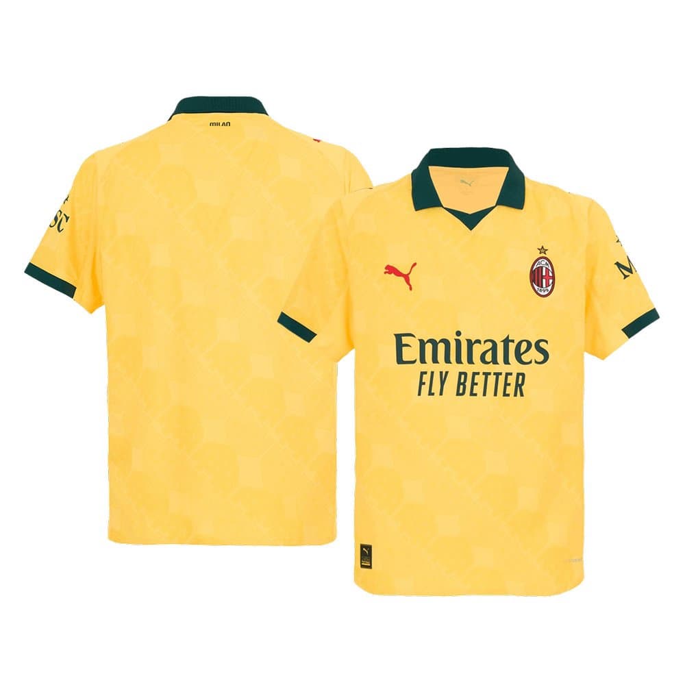 Men's AC Milan Third Away Authentic Soccer Jersey 2025/26