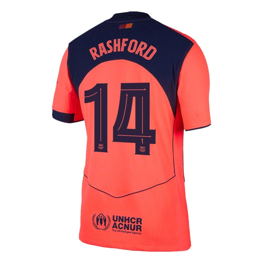 Men's RASHFORD #14 Barcelona Third Away Authentic Soccer Jersey - UCL 2025/26 Men's RASHFORD #14 Barcelona Third Away Authentic Soccer Jersey - UCL 2025/26