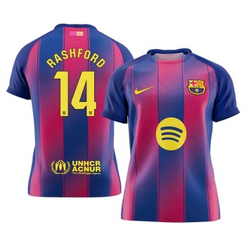 Men's RASHFORD #14 Barcelona Home Replica Soccer Jersey 2025/26