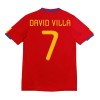 Men's DAVID VILLA #7 Spain Home Retro Soccer Jersey 2010 Men's DAVID VILLA #7 Spain Home Retro Soccer Jersey 2010