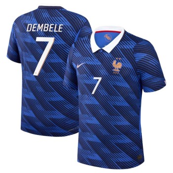 Kid's Ousmane Dembélé #7 France Home Match Authentic Jersey World Cup 2026 Kid's Ousmane Dembélé #7 France Home Match Authentic Jersey World Cup 2026