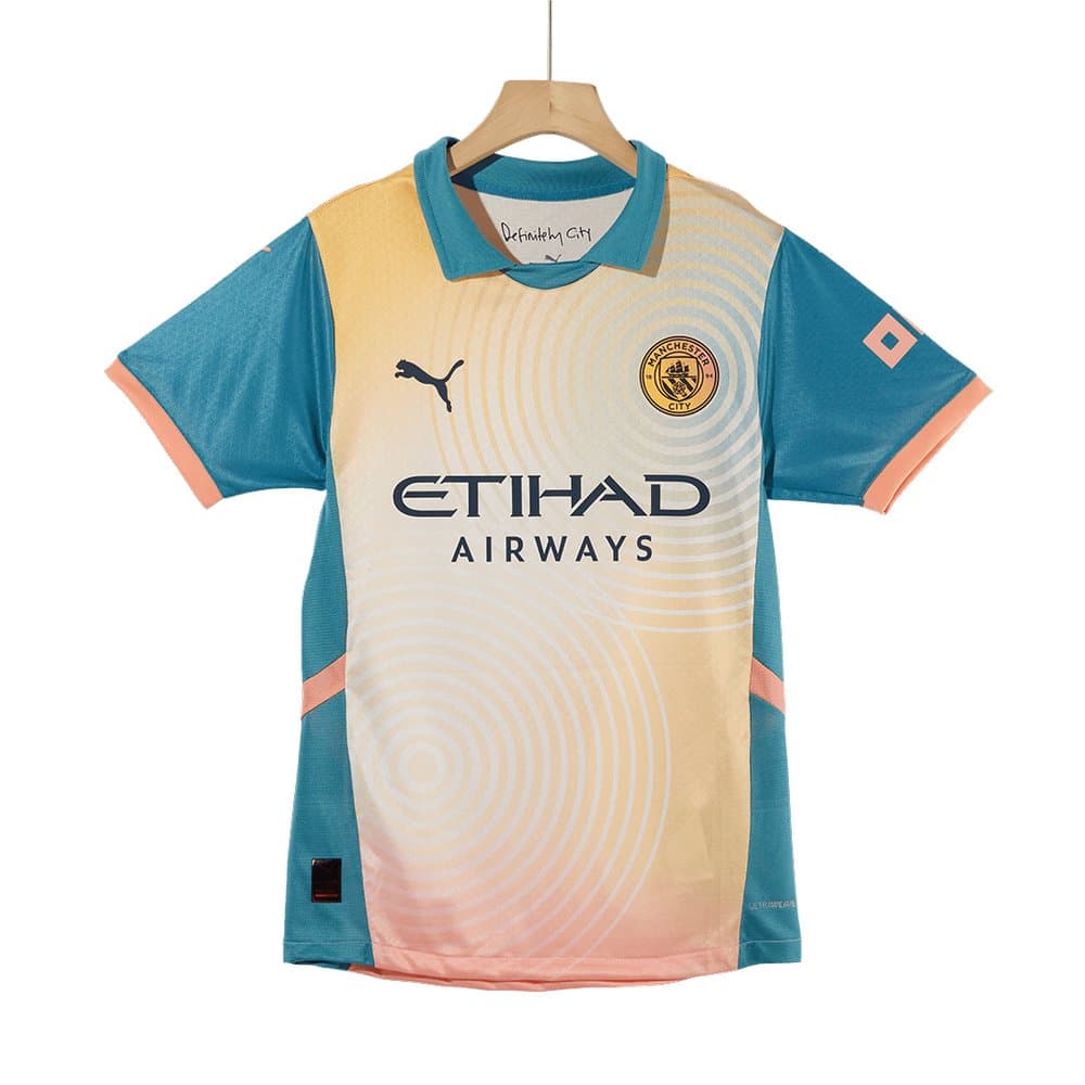 Men's Manchester City Fourth Away Authentic Jersey - Definitely City 2024/25