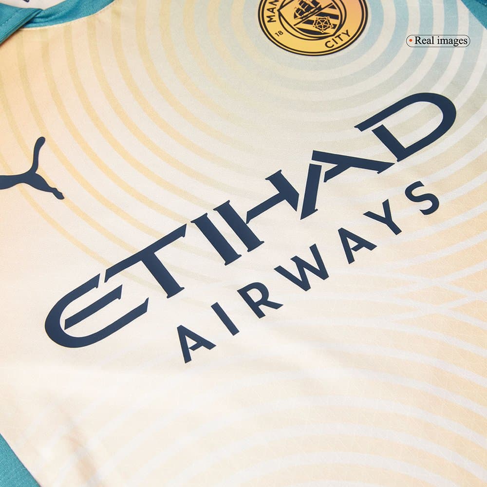 Men's Manchester City Fourth Away Authentic Jersey - Definitely City 2024/25