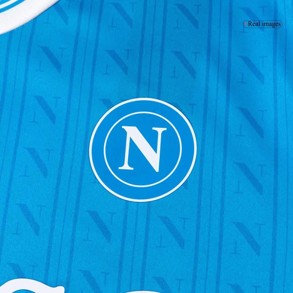 Men's LUKAKU #9 Napoli Home Replica Soccer Jersey 2025/26 Men's LUKAKU #9 Napoli Home Replica Soccer Jersey 2025/26