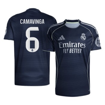 Men's CAMAVINGA #6 Real Madrid Away Replica Soccer Jersey 2025/26