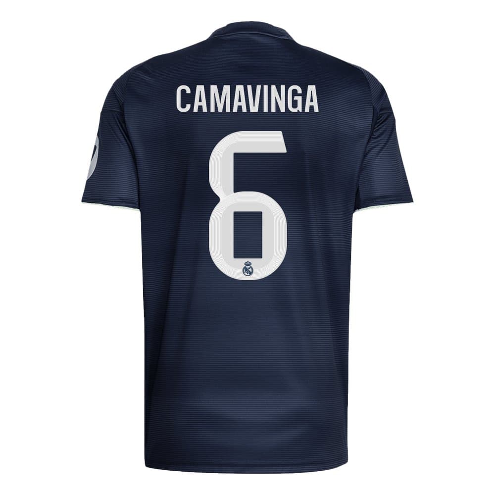 Men's CAMAVINGA #6 Real Madrid Away Replica Soccer Jersey 2025/26 Men's CAMAVINGA #6 Real Madrid Away Replica Soccer Jersey 2025/26