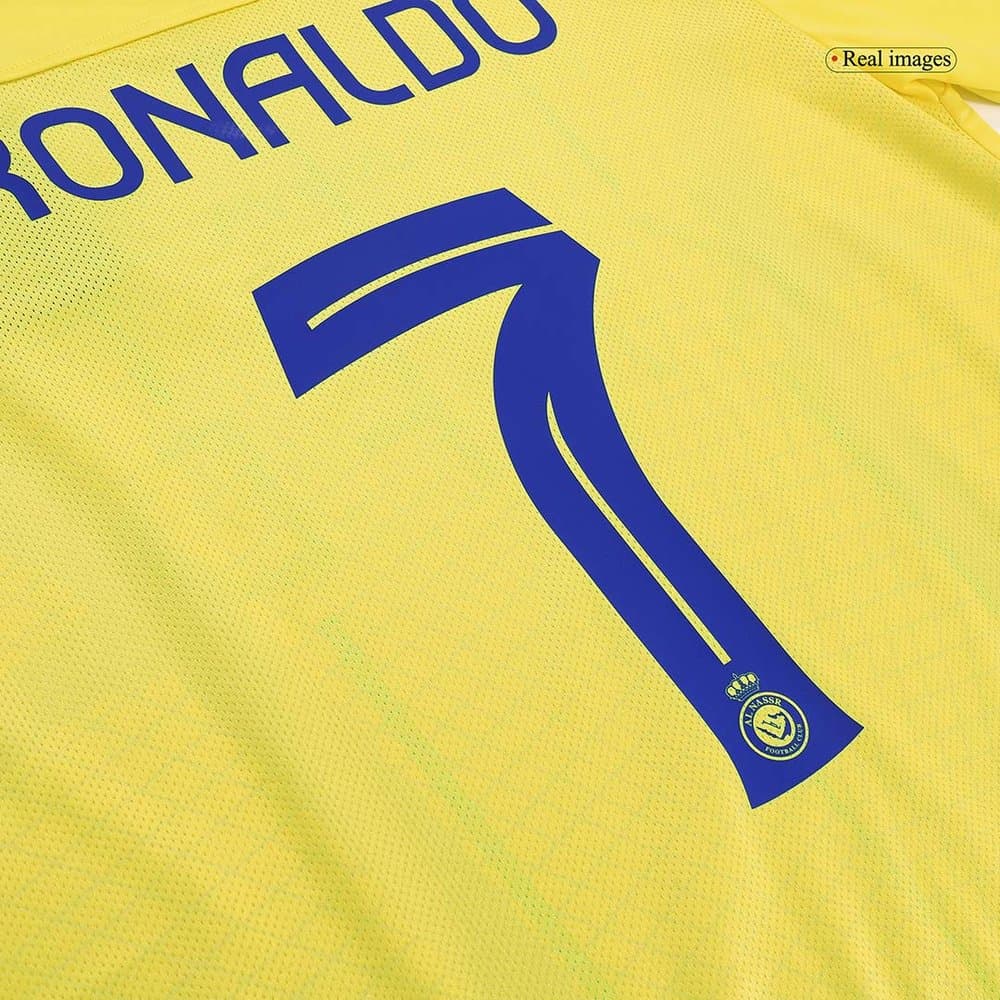 Men's RONALDO #7 Al Nassr Home Replica Soccer Jersey 2023/24 Men's RONALDO #7 Al Nassr Home Replica Soccer Jersey 2023/24