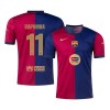 Men's RAPHINHA #11 Barcelona Home Replica Soccer Jersey - UCL(Spotify Logo Without Text) 2024/25