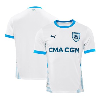Men's Marseille Home Replica Soccer Jersey 2024/25 Men's Marseille Home Replica Soccer Jersey 2024/25