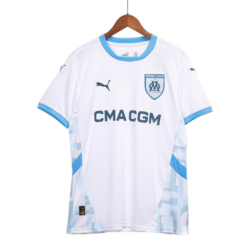 Men's Marseille Home Replica Soccer Jersey 2024/25