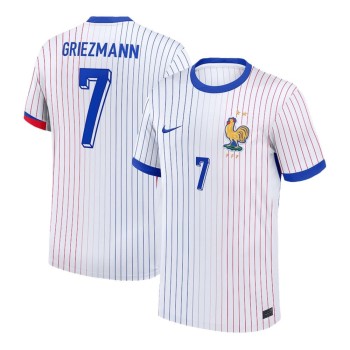 Men's GRIEZMANN #7 France Away Replica Soccer Jersey EURO 2024 Men's GRIEZMANN #7 France Away Replica Soccer Jersey EURO 2024