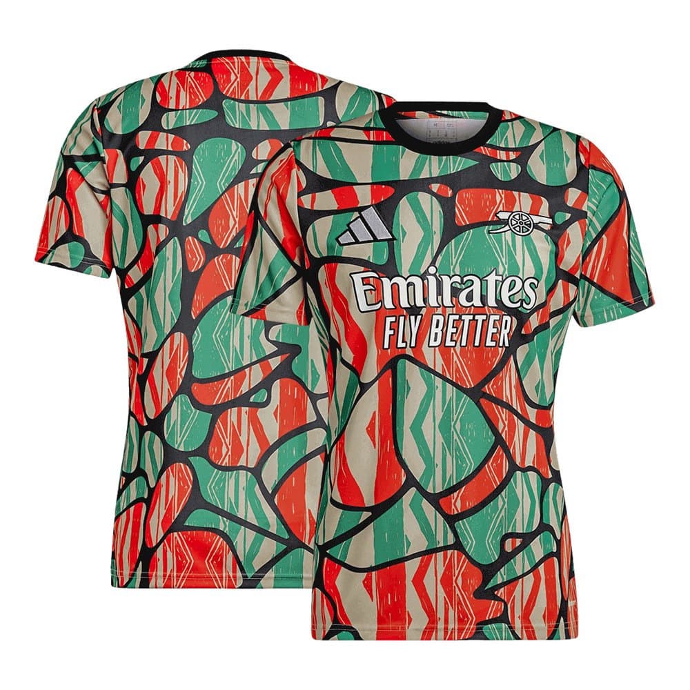 Men's Arsenal Pre-Match Replica Soccer Jersey 2024/25 Men's Arsenal Pre-Match Replica Soccer Jersey 2024/25