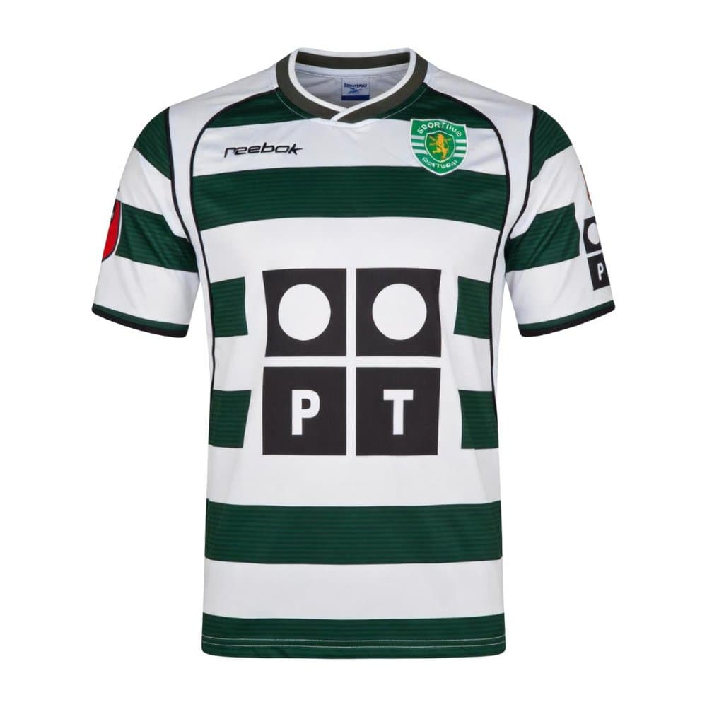 Men's Sporting CP Home Retro Soccer Jersey 2001/03 Men's Sporting CP Home Retro Soccer Jersey 2001/03