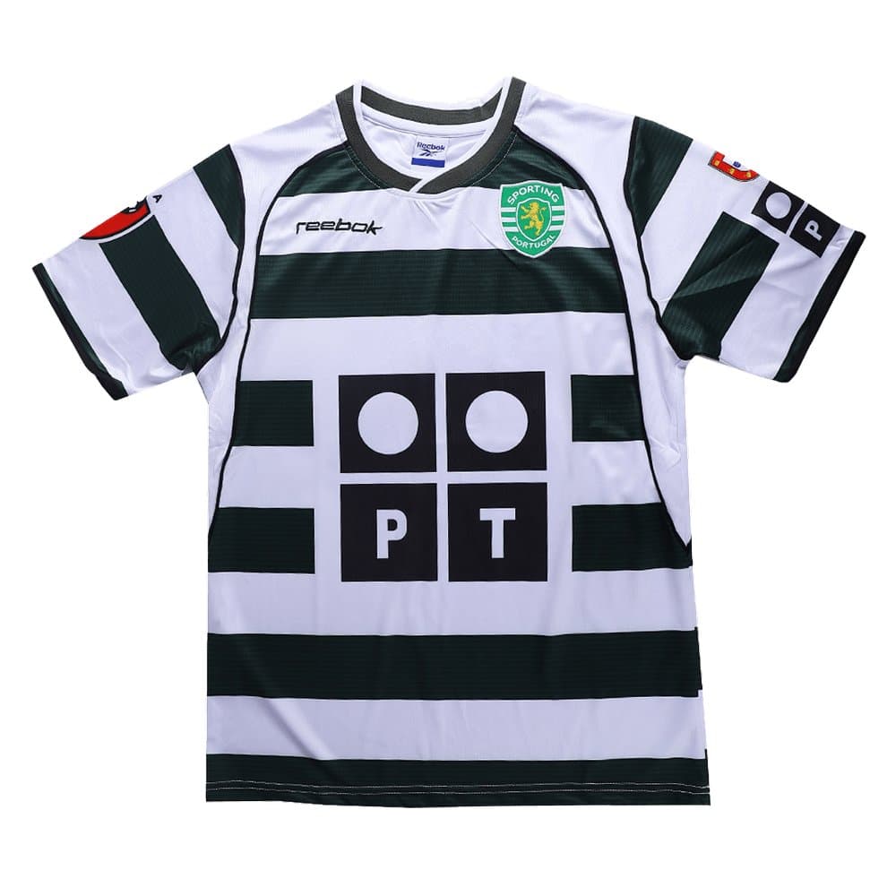 Men's Sporting CP Home Retro Soccer Jersey 2001/03 Men's Sporting CP Home Retro Soccer Jersey 2001/03