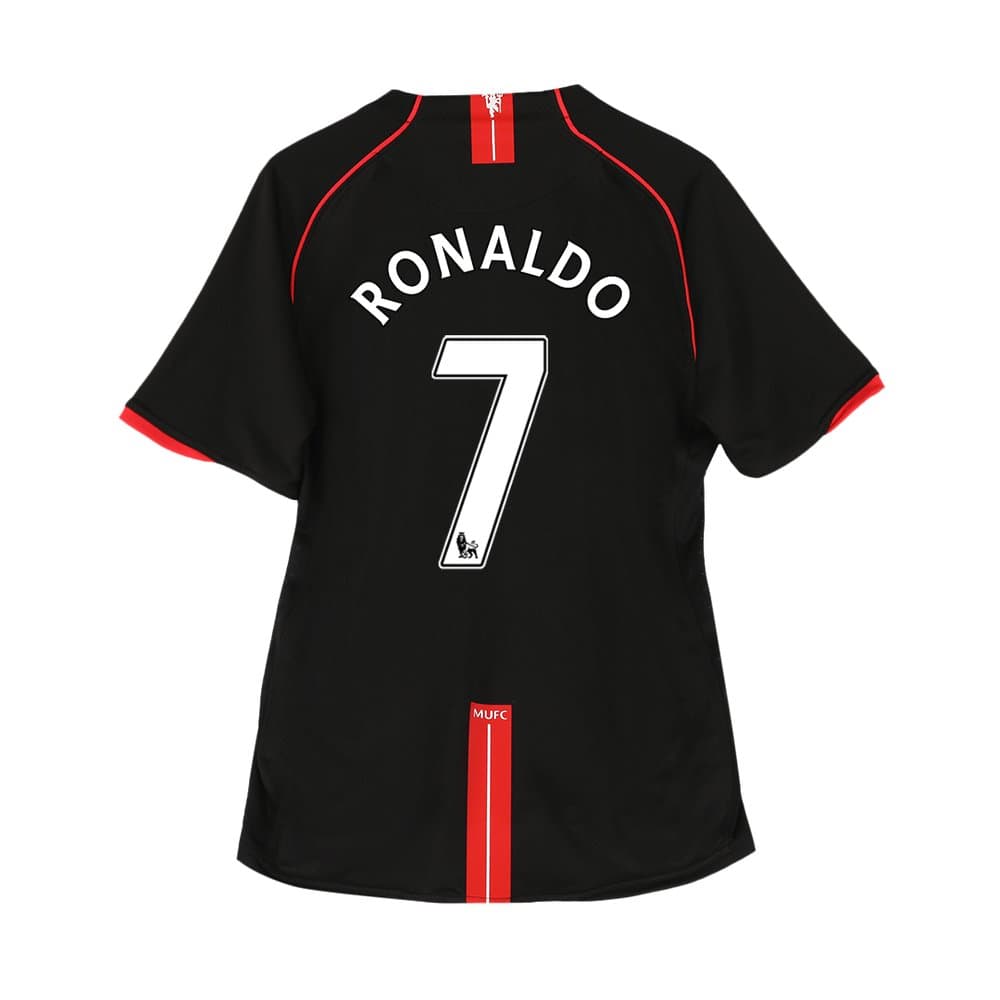 Men's RONALDO #7 Manchester United Away Retro Soccer Jersey 2007/08