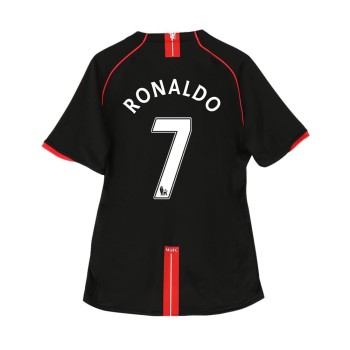 Men's RONALDO #7 Manchester United Away Retro Soccer Jersey 2007/08