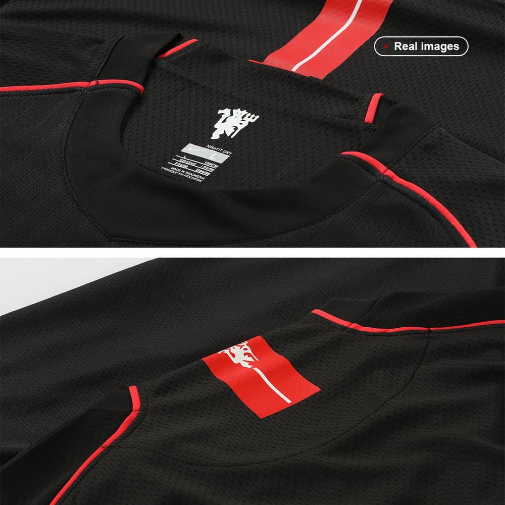 Men's RONALDO #7 Manchester United Away Retro Soccer Jersey 2007/08