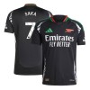 Men's SAKA #7 Arsenal Away Authentic Jersey 2024/25
