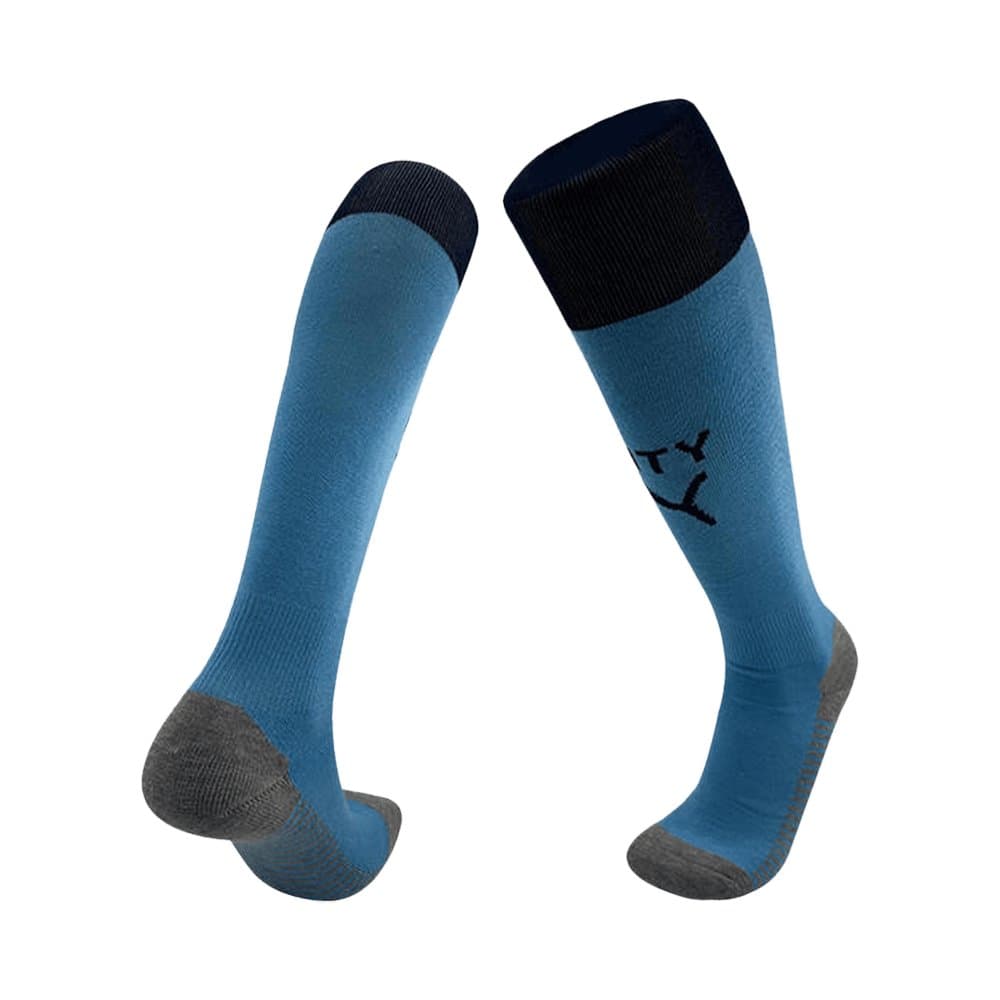 Manchester City Home Soccer Socks 2025/26 Manchester City Home Soccer Socks 2025/26