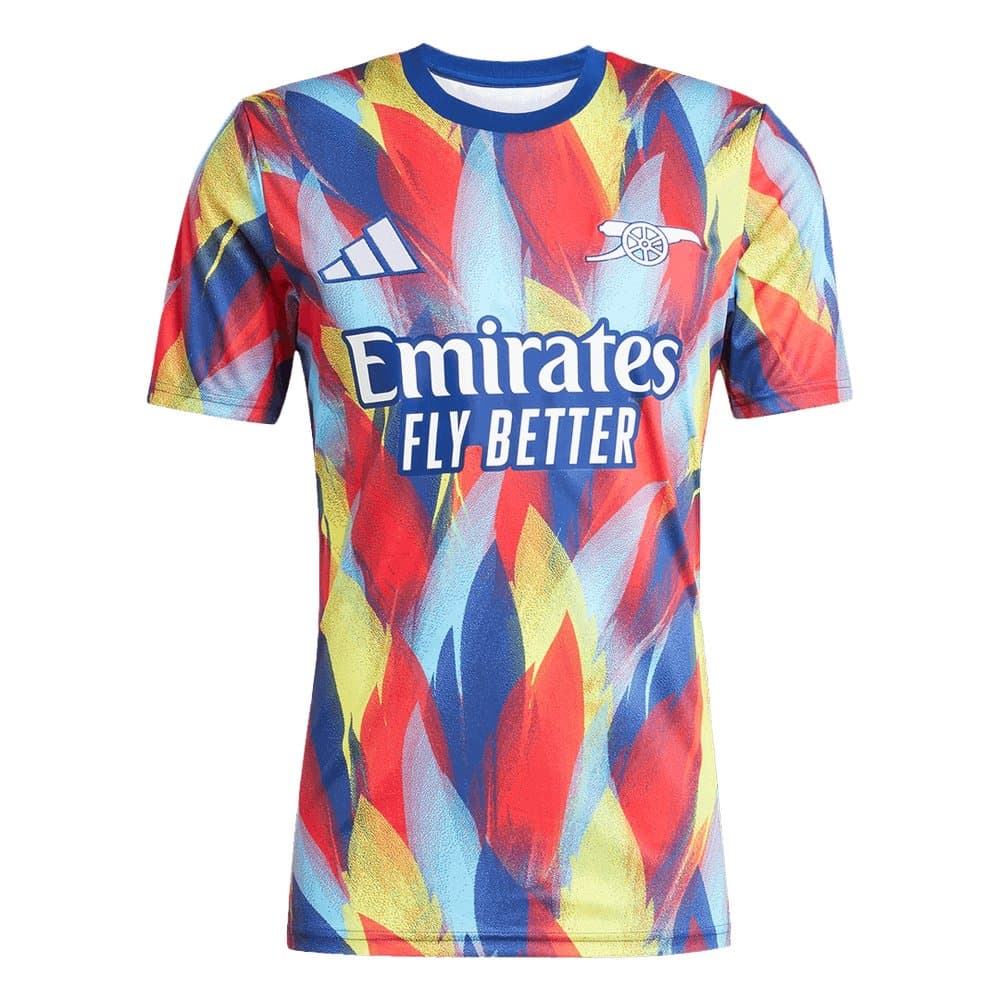 Men's Arsenal Pre-Match Replica Soccer Jersey 2025/26 Men's Arsenal Pre-Match Replica Soccer Jersey 2025/26
