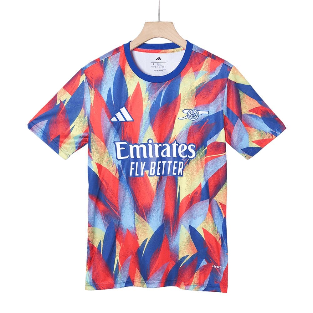 Men's Arsenal Pre-Match Replica Soccer Jersey 2025/26 Men's Arsenal Pre-Match Replica Soccer Jersey 2025/26