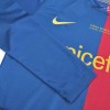 Men's XAVI #6 Barcelona Home Long Sleeve Retro Soccer Jersey - UCL Final 2008/09
