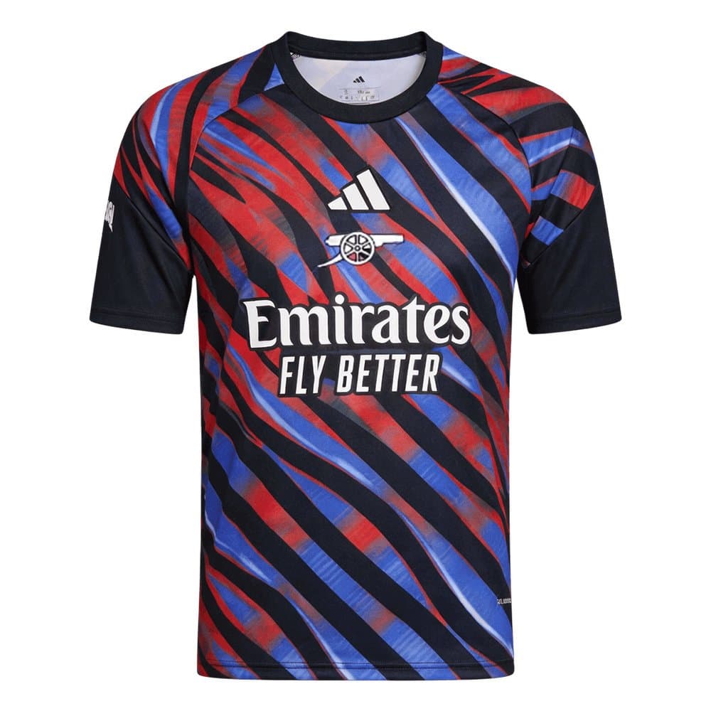 Men's Arsenal Pre-Match Replica Soccer Jersey 2025/26 Men's Arsenal Pre-Match Replica Soccer Jersey 2025/26