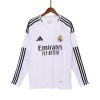 Men's Real Madrid Home Long Sleeve Jersey 2024/25
