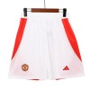 Men's Manchester United Home Soccer Shorts 2024/25 Men's Manchester United Home Soccer Shorts 2024/25