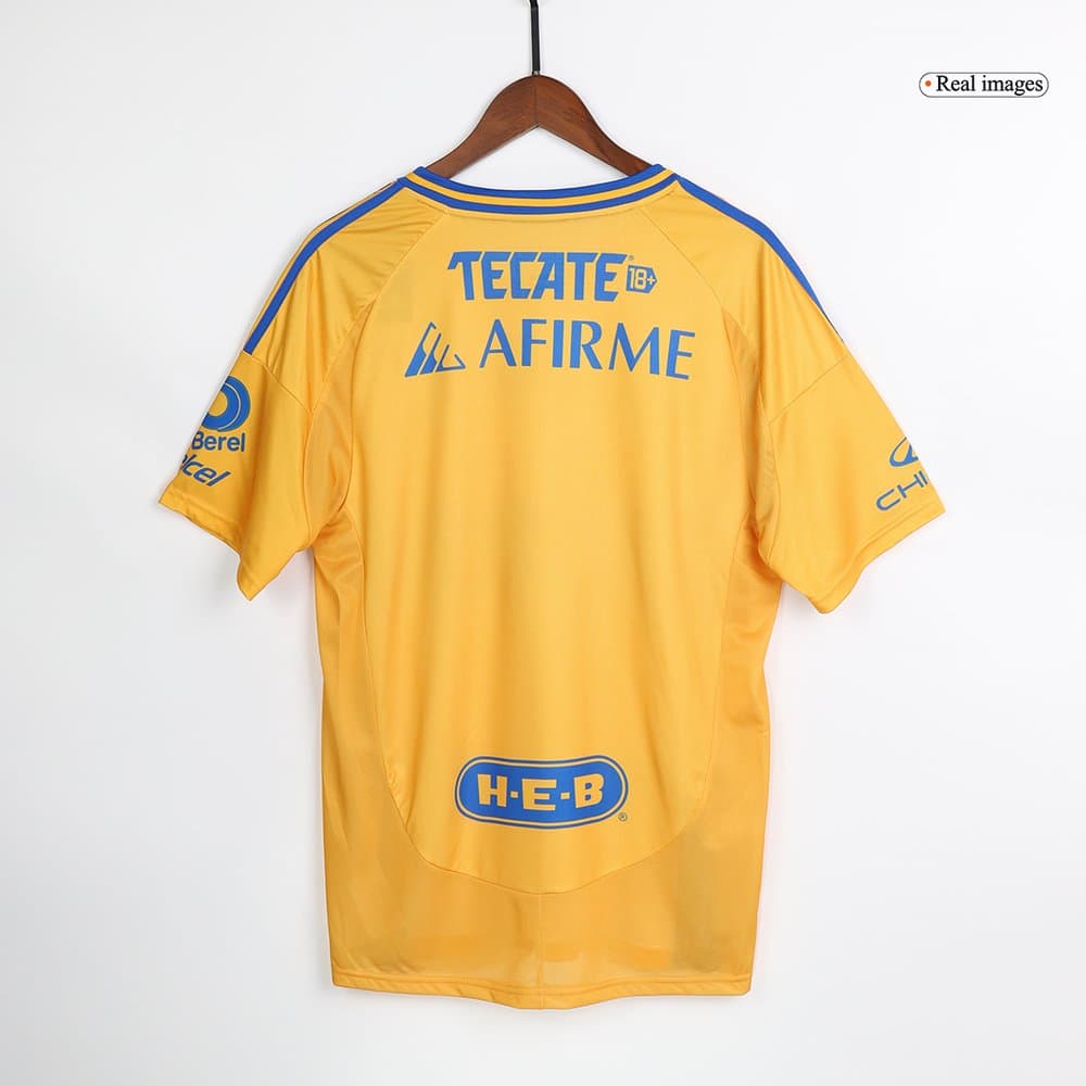 Men's Tigres UANL Home Replica Soccer Jersey 2024/25 Men's Tigres UANL Home Replica Soccer Jersey 2024/25