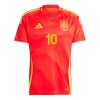 Men's LAMINE YAMAL #10 Spain Home Replica Soccer Jersey EURO 2024 Men's LAMINE YAMAL #10 Spain Home Replica Soccer Jersey EURO 2024