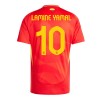 Men's LAMINE YAMAL #10 Spain Home Replica Soccer Jersey EURO 2024 Men's LAMINE YAMAL #10 Spain Home Replica Soccer Jersey EURO 2024