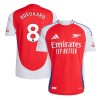 Men's ØDEGAARD #8 Arsenal Home Authentic Jersey 2024/25 Men's ØDEGAARD #8 Arsenal Home Authentic Jersey 2024/25