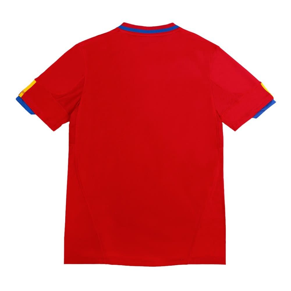Men's Spain Home World Cup Retro Soccer Jersey 2010