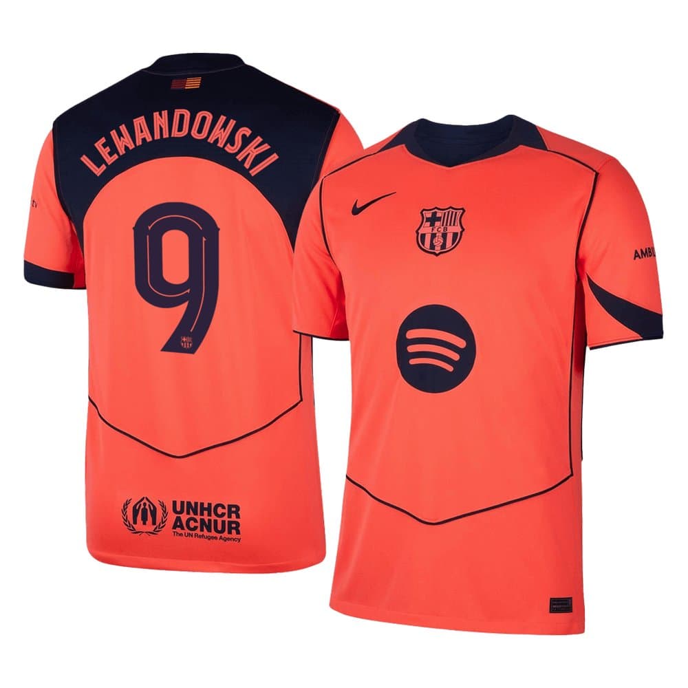 Men's LEWANDOWSKI #9 Barcelona Third Away Replica Soccer Jersey -UCL 2025/26 Men's LEWANDOWSKI #9 Barcelona Third Away Replica Soccer Jersey -UCL 2025/26