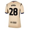 Men's ROONY #28 Barcelona Away Replica Soccer Jersey 2025/26