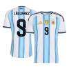 Men's J.ÁLVAREZ #9 Argentina Home Authentic Jersey World Cup 2026 Men's J.ÁLVAREZ #9 Argentina Home Authentic Jersey World Cup 2026