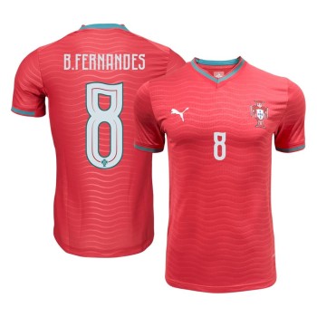 Men's B.FERNANDES #8 Portugal Home Authentic Jersey World Cup 2026 Men's B.FERNANDES #8 Portugal Home Authentic Jersey World Cup 2026