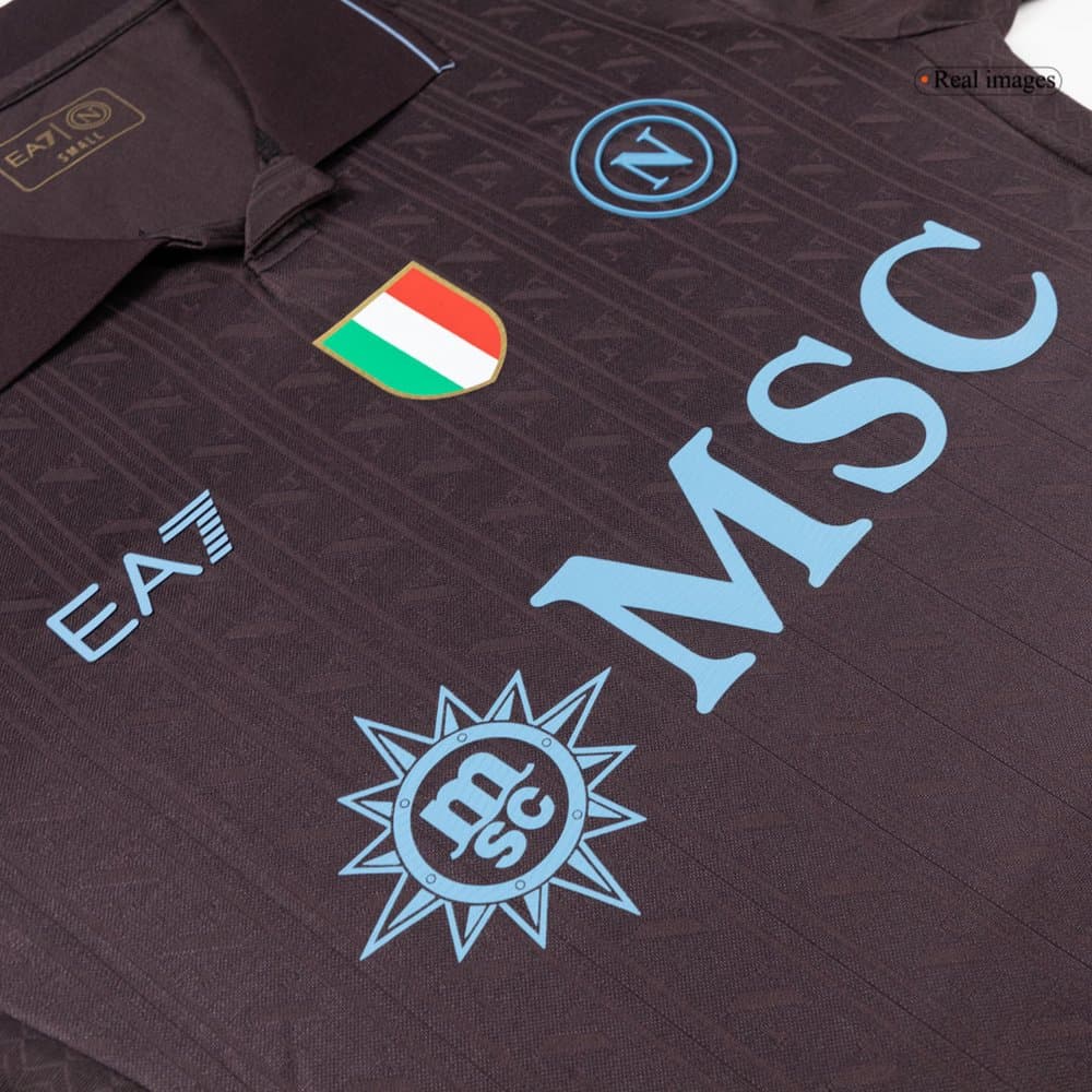 Men's Napoli Third Away Authentic Soccer Jersey 2025/26