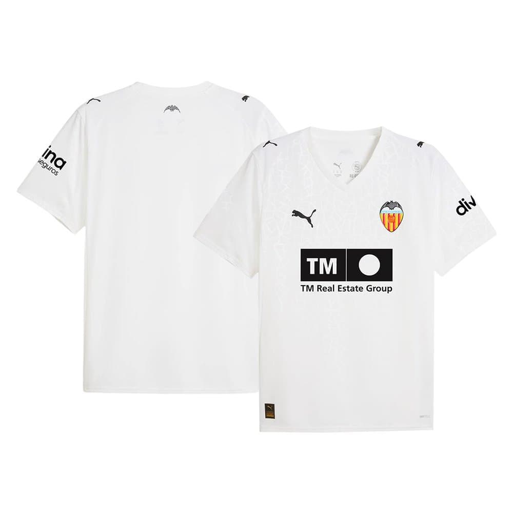 Men's Valencia Home Replica Soccer Jersey 2025/26