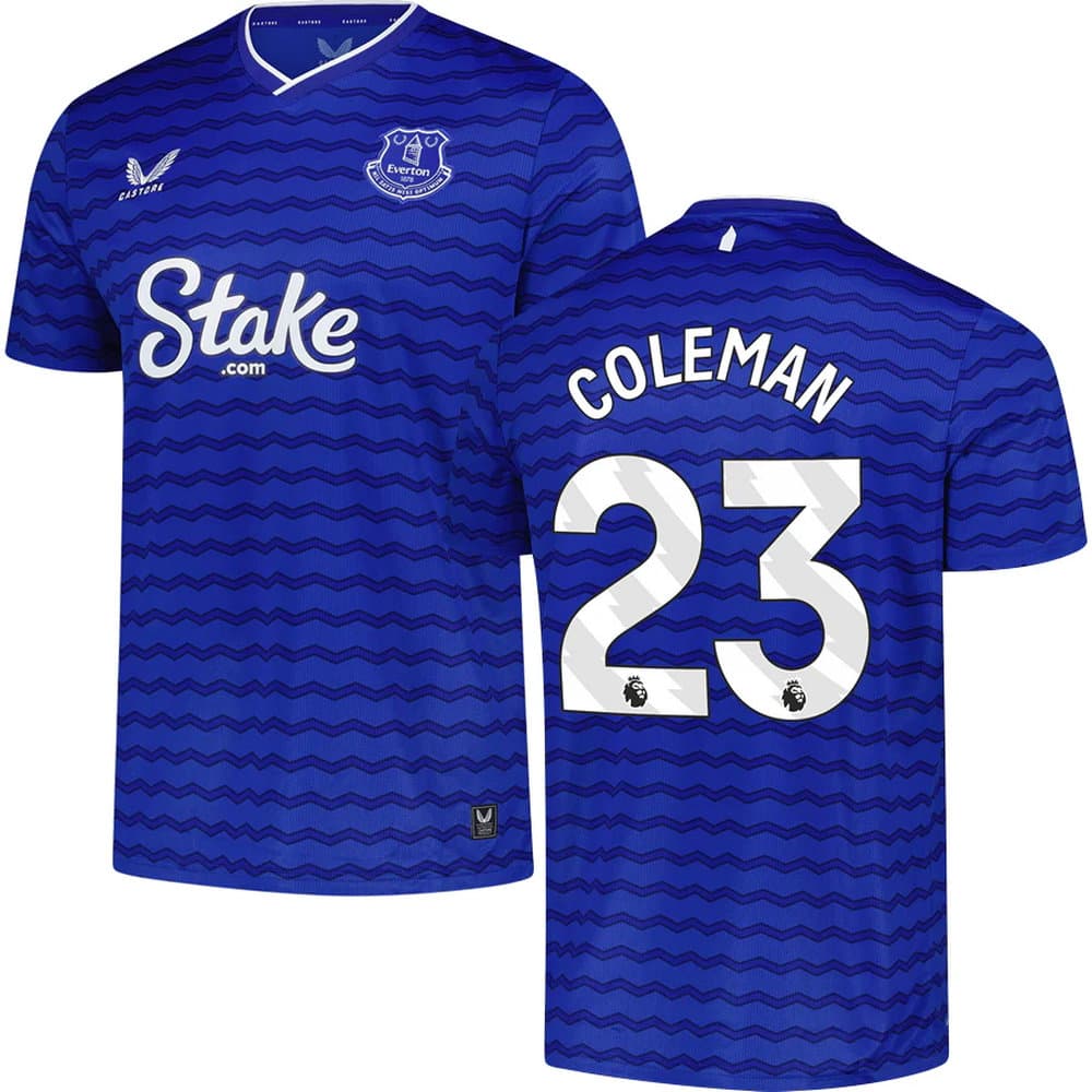 Men's COLEMAN #23 Everton Home Replica Jersey 2025/26