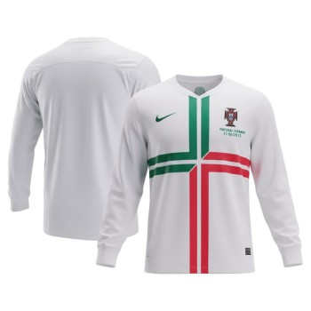 Men's Portugal Away Long Sleeve Retro Soccer Jersey 2012 Men's Portugal Away Long Sleeve Retro Soccer Jersey 2012