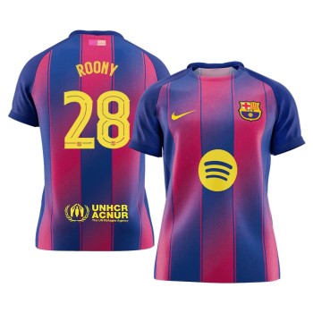 Men's ROONY #28 Barcelona Home Replica Soccer Jersey - UCL 2025/26
