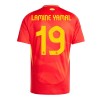 Men's LAMINE YAMAL #19 Spain Home Replica Soccer Jersey EURO 2024 Men's LAMINE YAMAL #19 Spain Home Replica Soccer Jersey EURO 2024