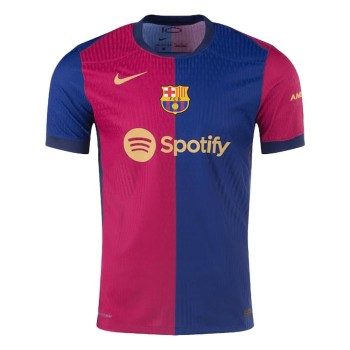 Men's Barcelona Home Authentic Soccer Jersey 2024/25